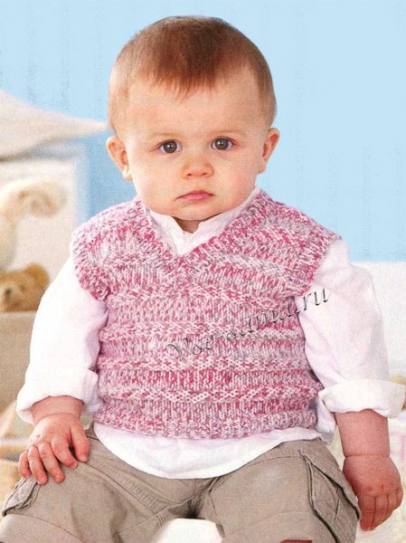 Безрукавка для мальчика 1 года крючком для начинающих с фото и видео