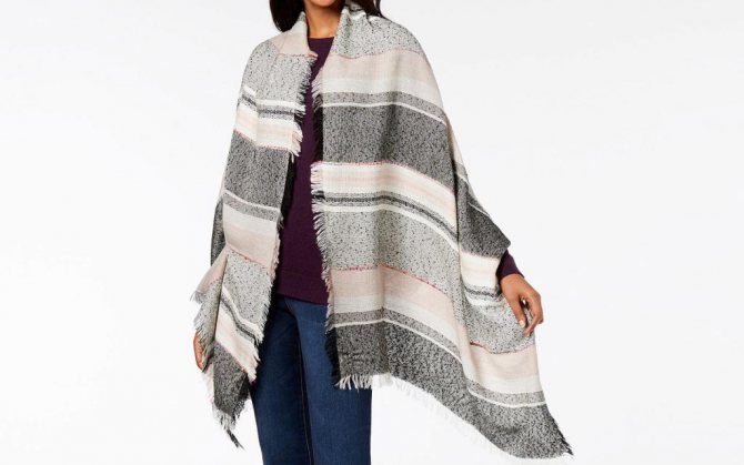 длинный шарф