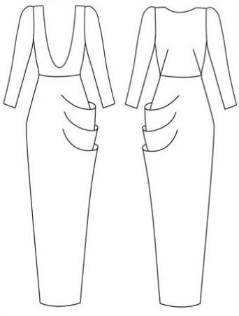 как построить выкройку платья