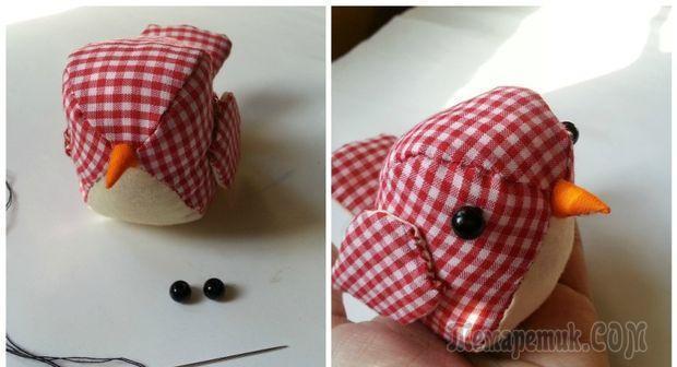 Как сделать птичку из ткани своими руками: выкройка, схема изготовления