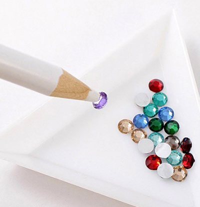 Карандаш для страз белый