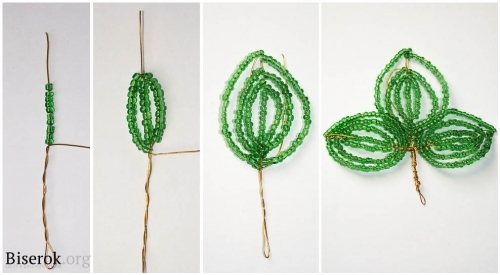 Клубника из бисера в пошаговом мастер-классе для начинающих и схемах плетения