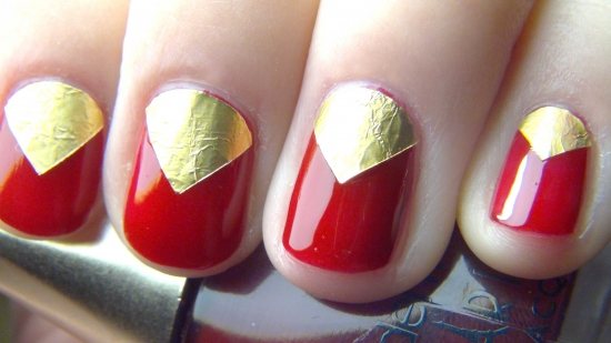 Лунный дизайн с фольгой