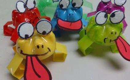 лягушка из пластиковой бутылки пошаговая инструкция