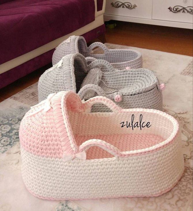 Люлька из трикотажной пряжи