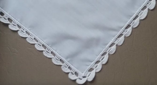 Обвязка края салфеток