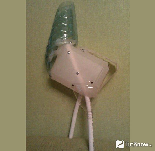 Основа для петуха из пластиковых бутылок