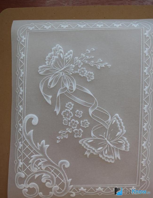 Полностью выделенный узор