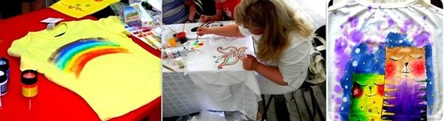 Роспись футболок: мастер класс акриловыми красками своими руками