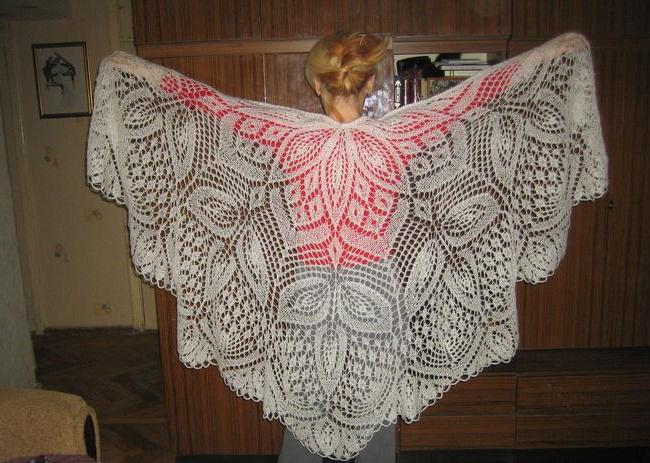 шаль клематис схема и описание