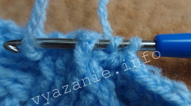 шарф крючком