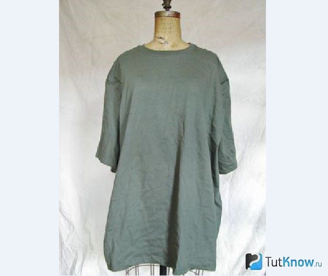 Туника из просторной футболки