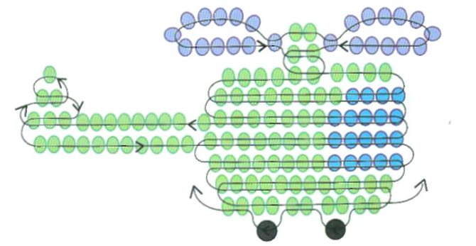 вертолет схема плетения