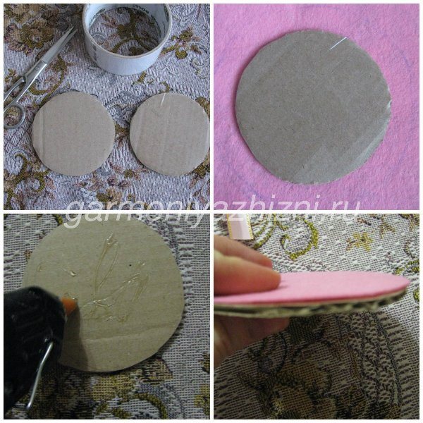 вырезаем дно для шкатулки